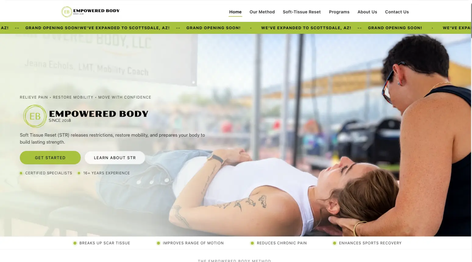 Empowered Body project preview